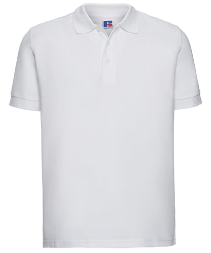 Russell Athletic J577M Ultimate classic cotton polo in White