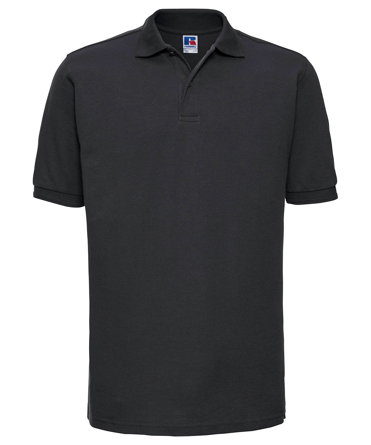 Russell Athletic J599M Hard-wearing 60°C wash polo in Black*