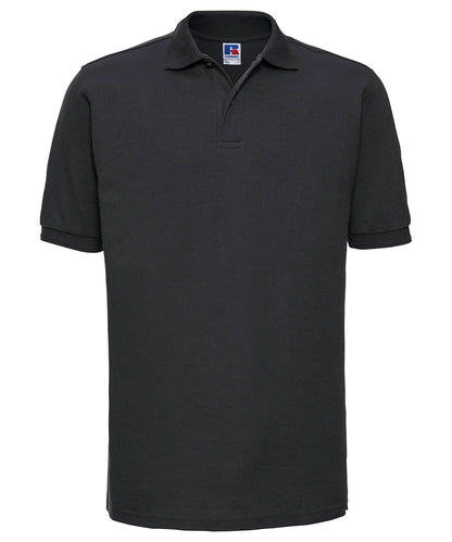 Russell Athletic J599M Hard-wearing 60°C wash polo in Black*