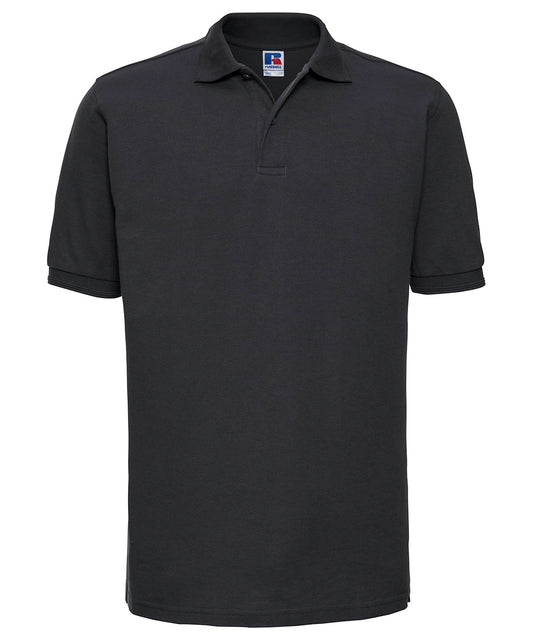 Russell Athletic J599M Hard-wearing 60°C wash polo in Black*