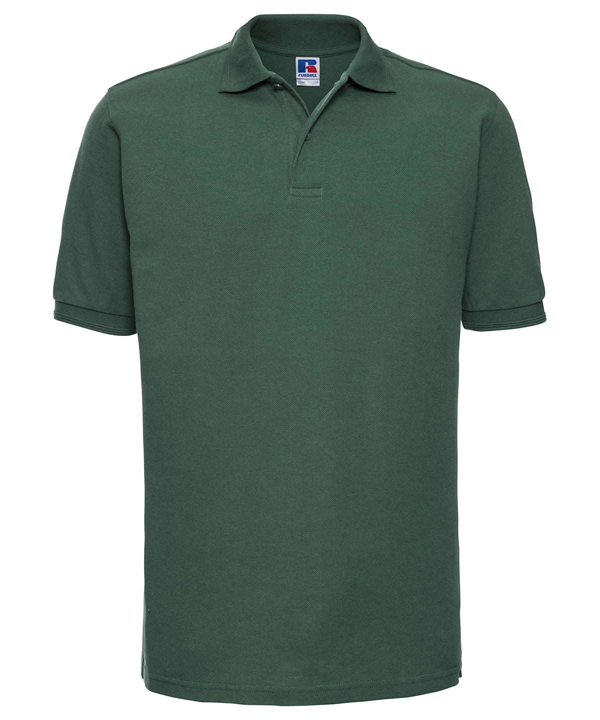Russell Athletic J599M Hard-wearing 60°C wash polo in Bottle Green*