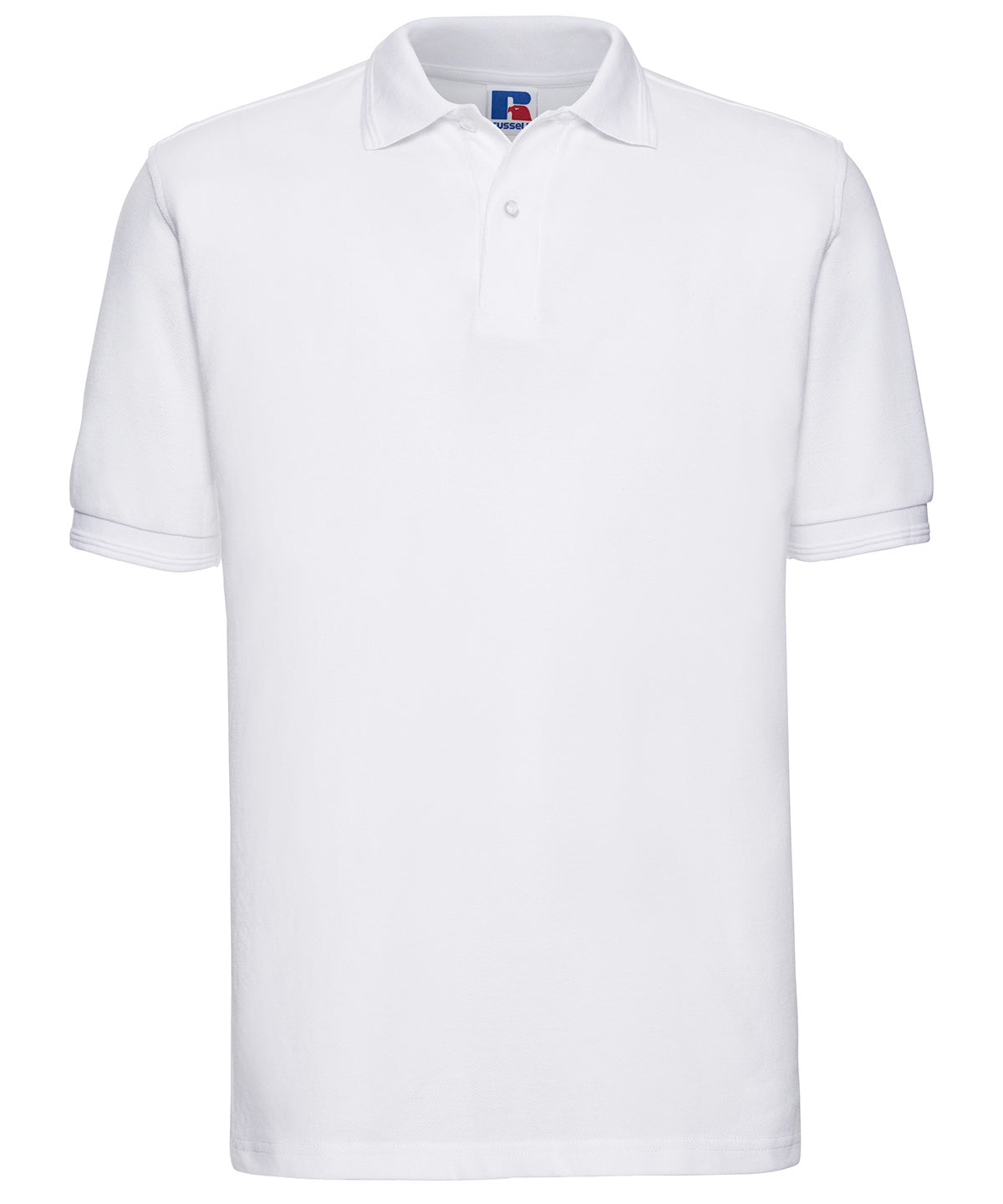 Russell Athletic J599M Hard-wearing 60°C wash polo in White*