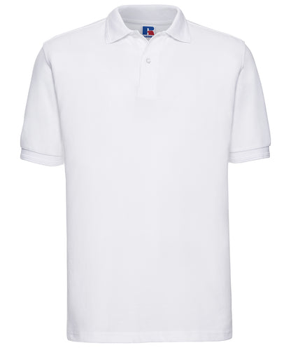 Russell Athletic J599M Hard-wearing 60°C wash polo in White*