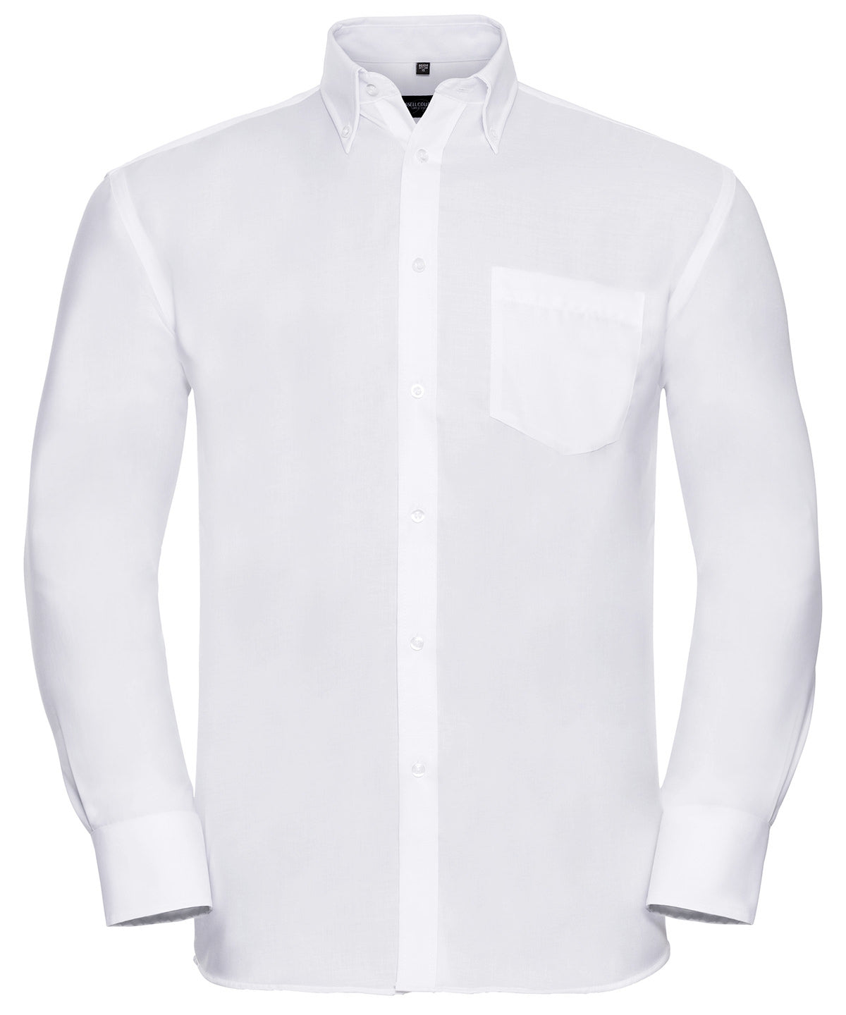 Russell Athletic Collection J956M Long sleeve ultimate non-iron shirt in White