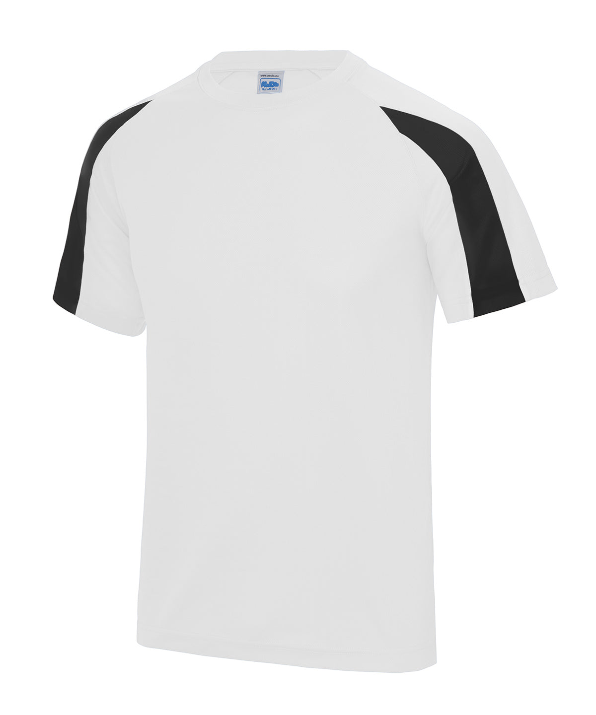AWDis Just Cool JC003 Contrast cool T in Arctic White/Jet Black