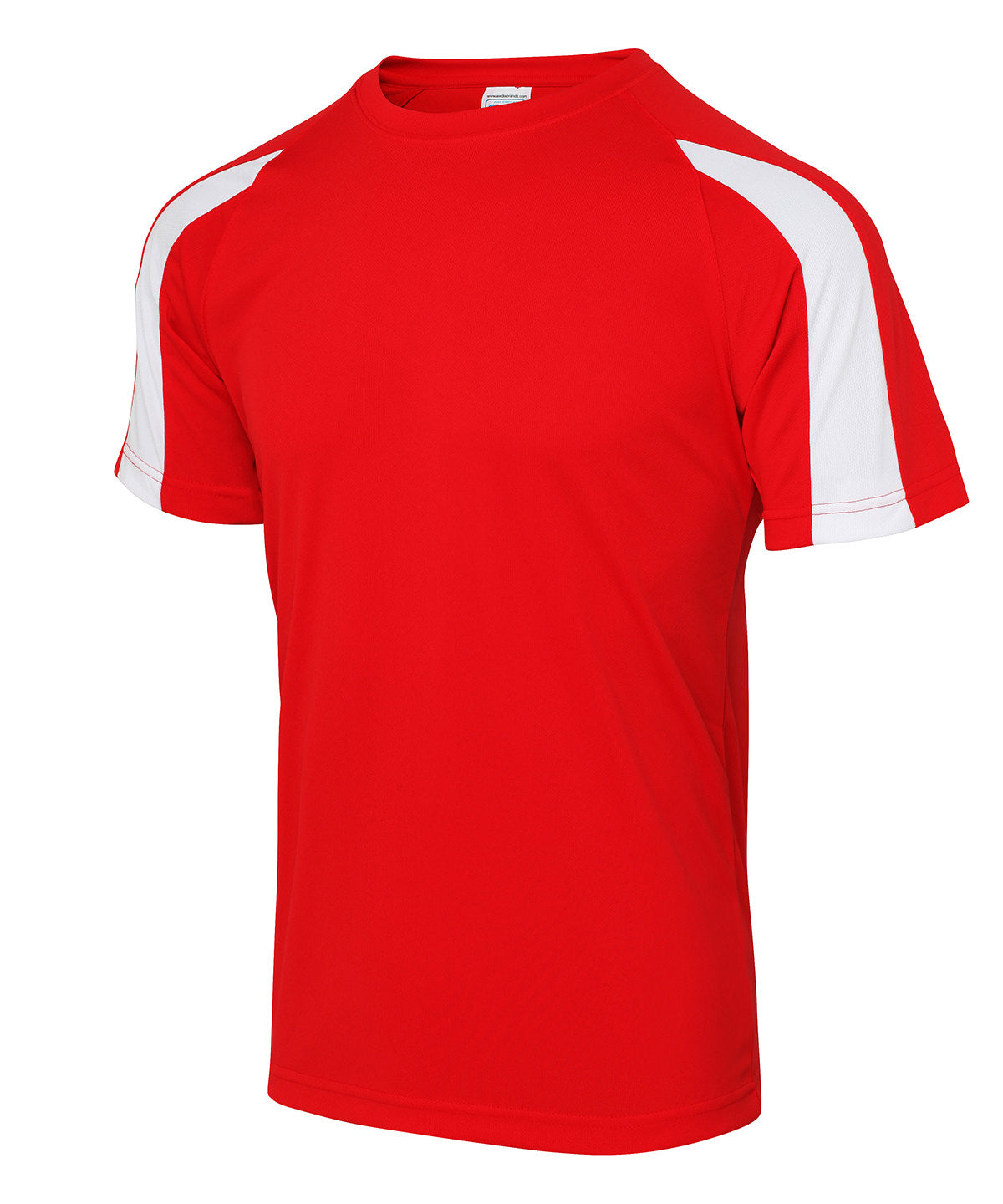AWDis Just Cool JC003 Contrast cool T in Fire Red/Arctic White