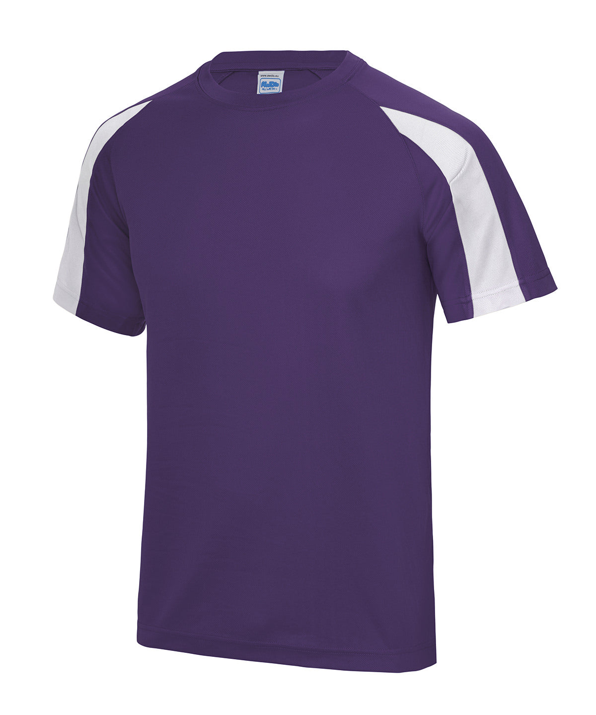 AWDis Just Cool JC003 Contrast cool T in Purple/Arctic White