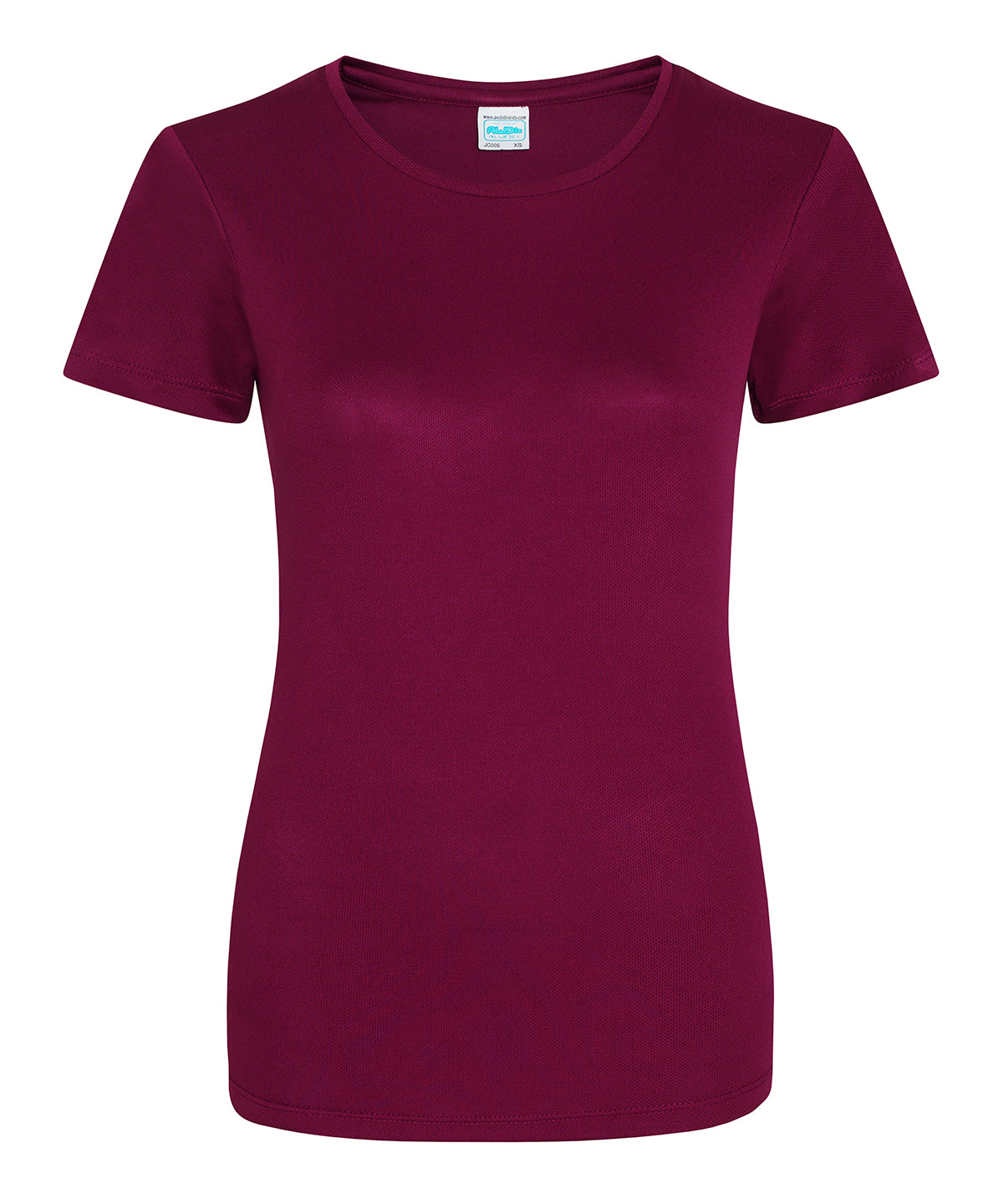 AWDis Just Cool JC005 Women's cool T in Burgundy