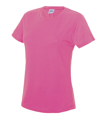 AWDis Just Cool JC005 Women's cool T in Electric Pink