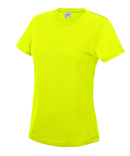 AWDis Just Cool JC005 Women's cool T in Electric Yellow