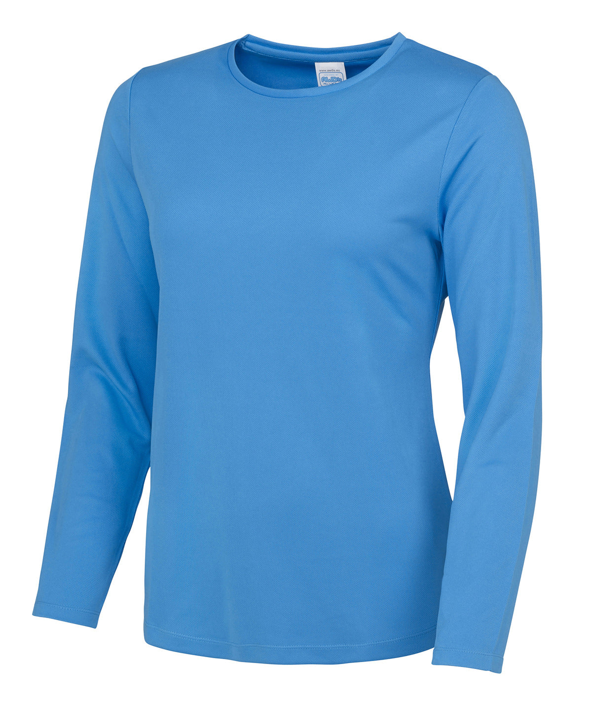 AWDis Just Cool JC012 Women's long sleeve cool T in Sapphire Blue