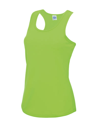 AWDis Just Cool JC015 Women's cool vest in Electric Green