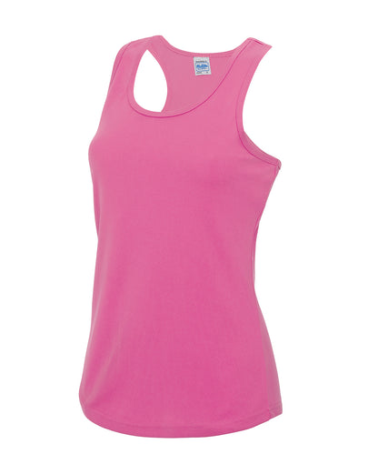 AWDis Just Cool JC015 Women's cool vest in Electric Pink