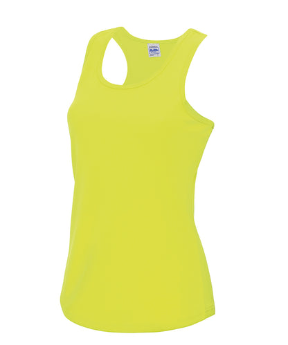 AWDis Just Cool JC015 Women's cool vest in Electric Yellow