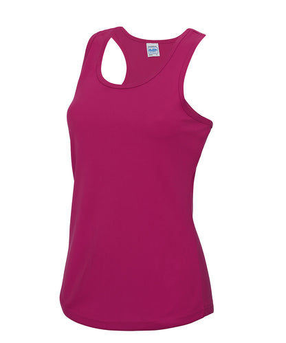 AWDis Just Cool JC015 Women's cool vest in Hot Pink