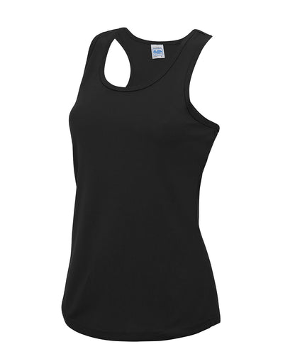 AWDis Just Cool JC015 Women's cool vest in Jet Black*†