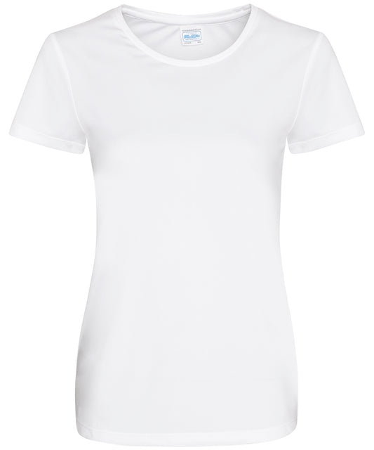 AWDis Just Cool JC025 Women's cool smooth T in Arctic White