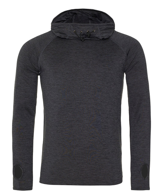 AWDis Just Cool JC037 Cool cowl neck top in Black Slate Melange