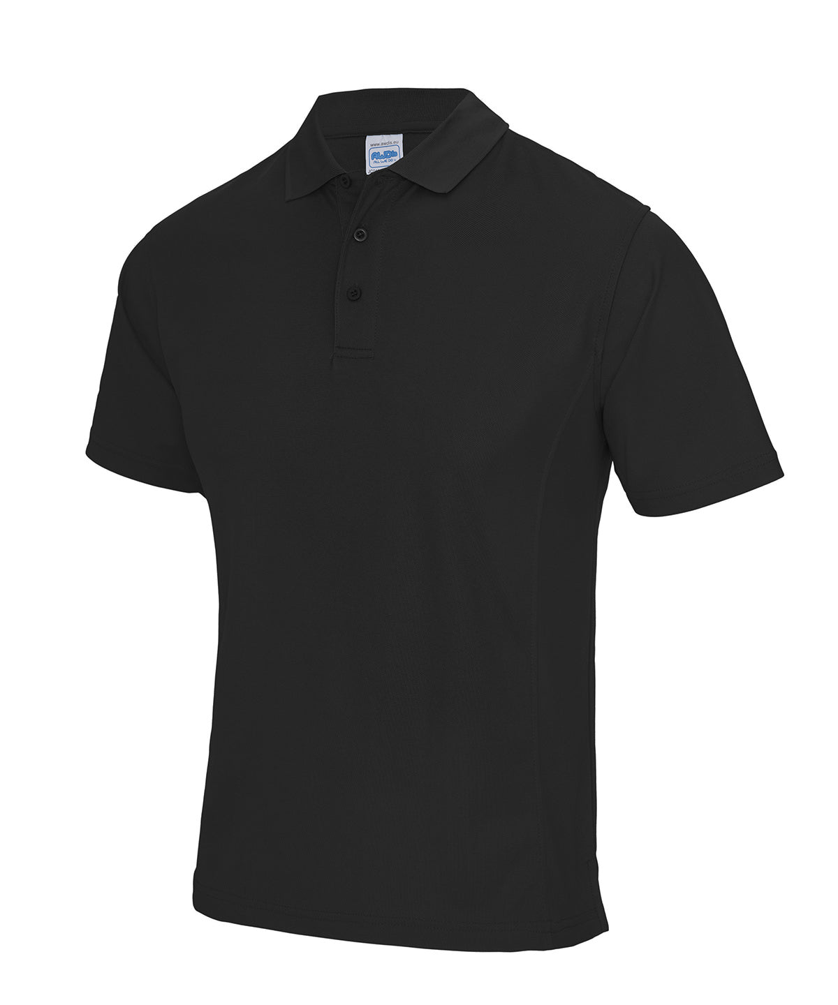 AWDis Just Cool JC041 SuperCool performance polo in Jet Black