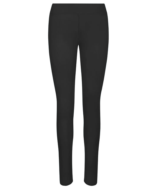 AWDis Just Cool JC070 Women's cool workout leggings in Jet Black