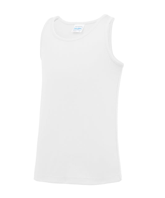 AWDis Just Cool JC07J Kids cool vest in Arctic White