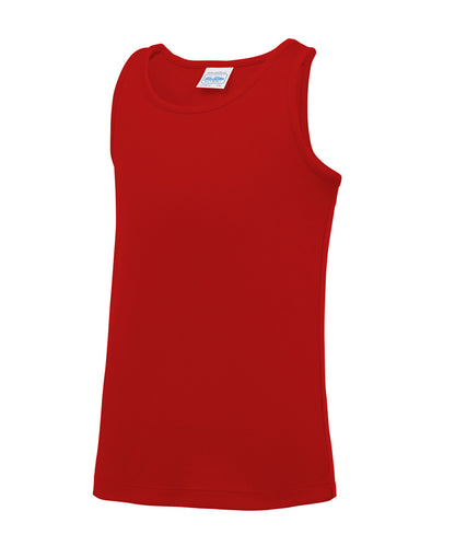 AWDis Just Cool JC07J Kids cool vest in Fire Red