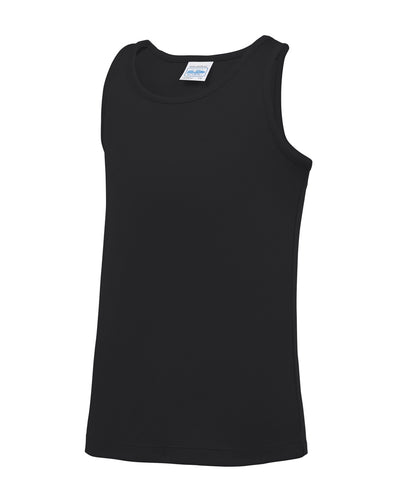 AWDis Just Cool JC07J Kids cool vest in Jet Black