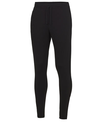 AWDis Just Cool JC082 Cool tapered jog pants in Jet Black