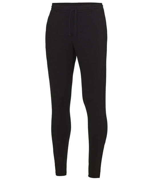 AWDis Just Cool JC082 Cool tapered jog pants in Jet Black