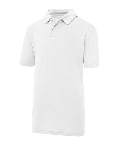 AWDis Just Cool JC40J Kids cool polo in Arctic White