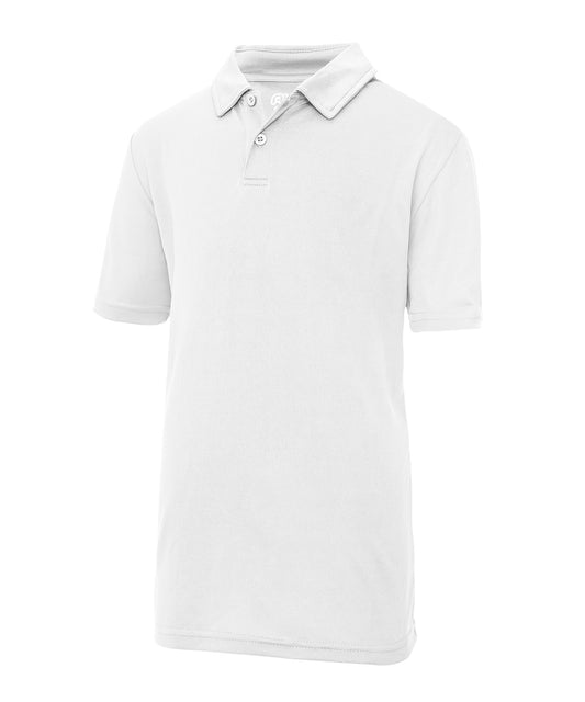 AWDis Just Cool JC40J Kids cool polo in Arctic White
