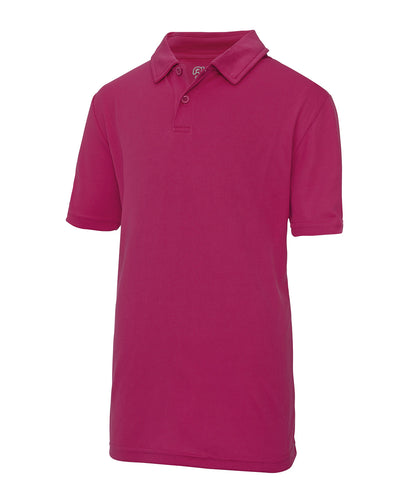 AWDis Just Cool JC40J Kids cool polo in Hot Pink