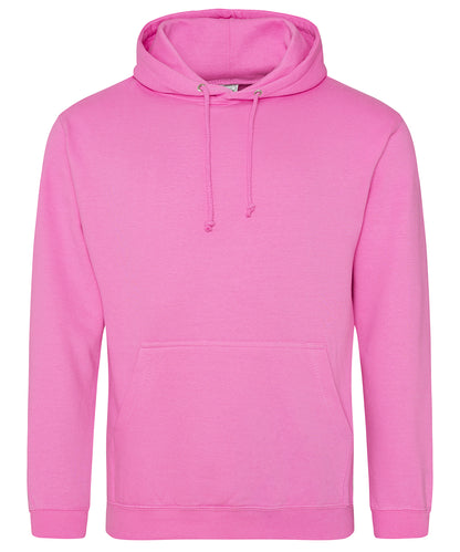 AWDis Just Hoods JH001 College hoodie in Candyfloss Pink