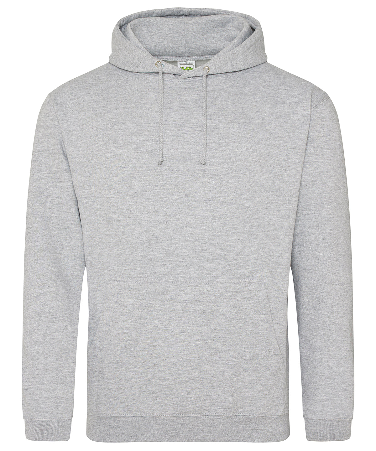 AWDis Just Hoods JH001 College hoodie in Heather Grey*