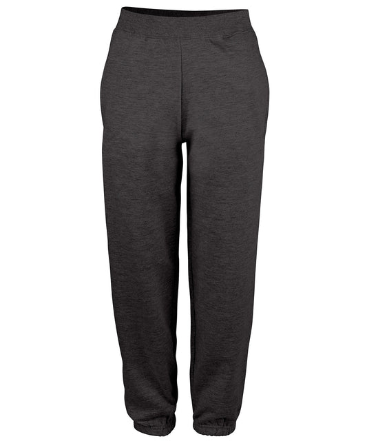 AWDis Just Hoods JH072 College cuffed sweatpants in Charcoal