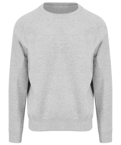 AWDis Just Hoods JH130 Graduate heavyweight sweatshirt in Heather Grey