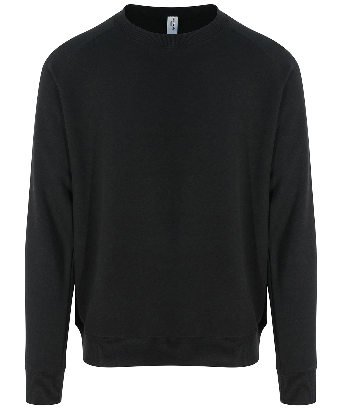 AWDis Just Hoods JH130 Graduate heavyweight sweatshirt in Jet Black
