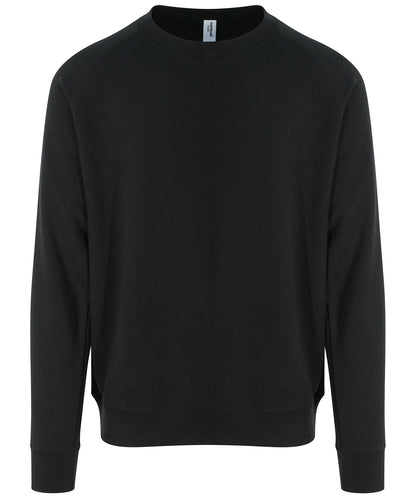 AWDis Just Hoods JH130 Graduate heavyweight sweatshirt in Jet Black