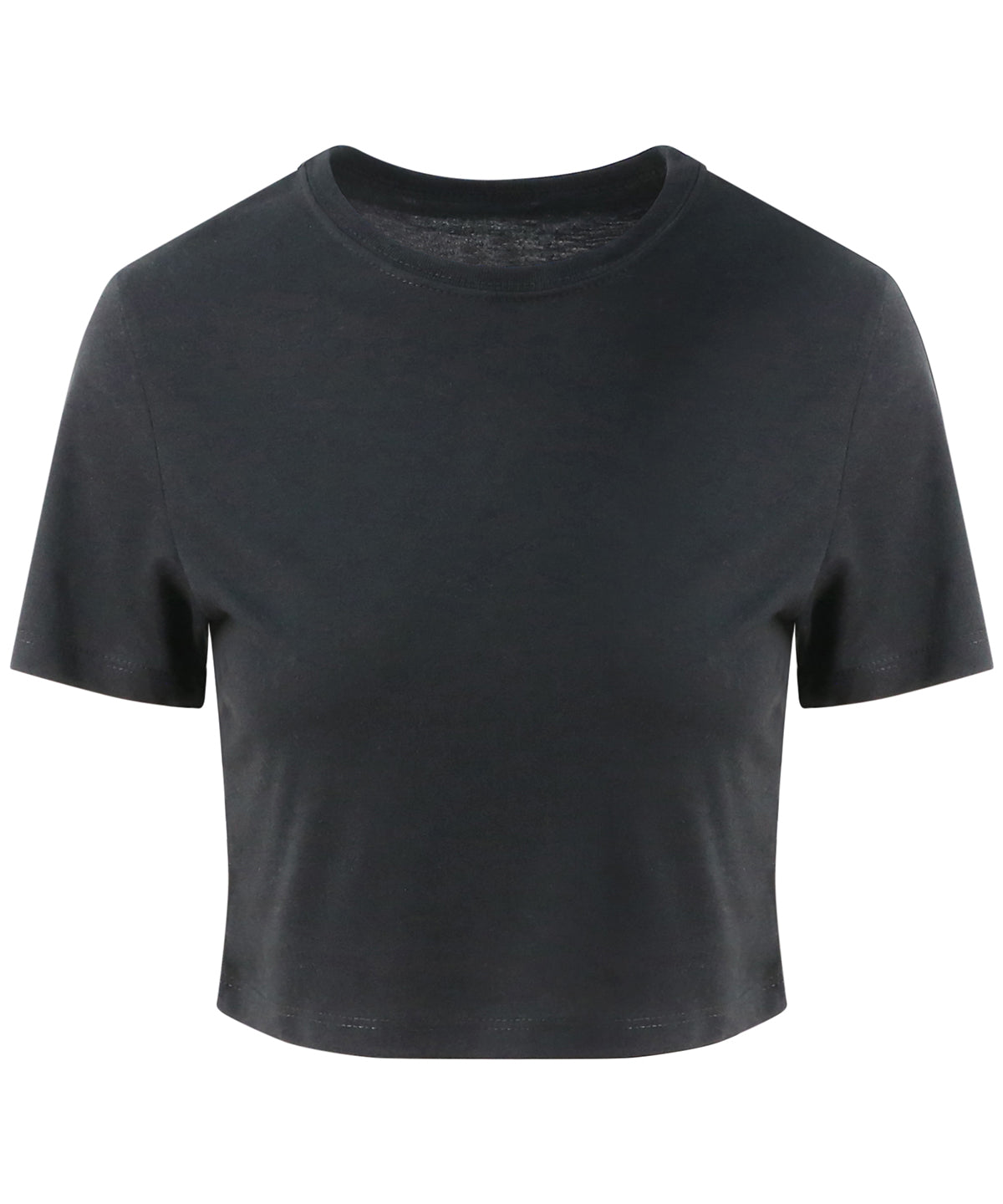 AWDis Just T's JT006 Women's triblend cropped T in Solid Black