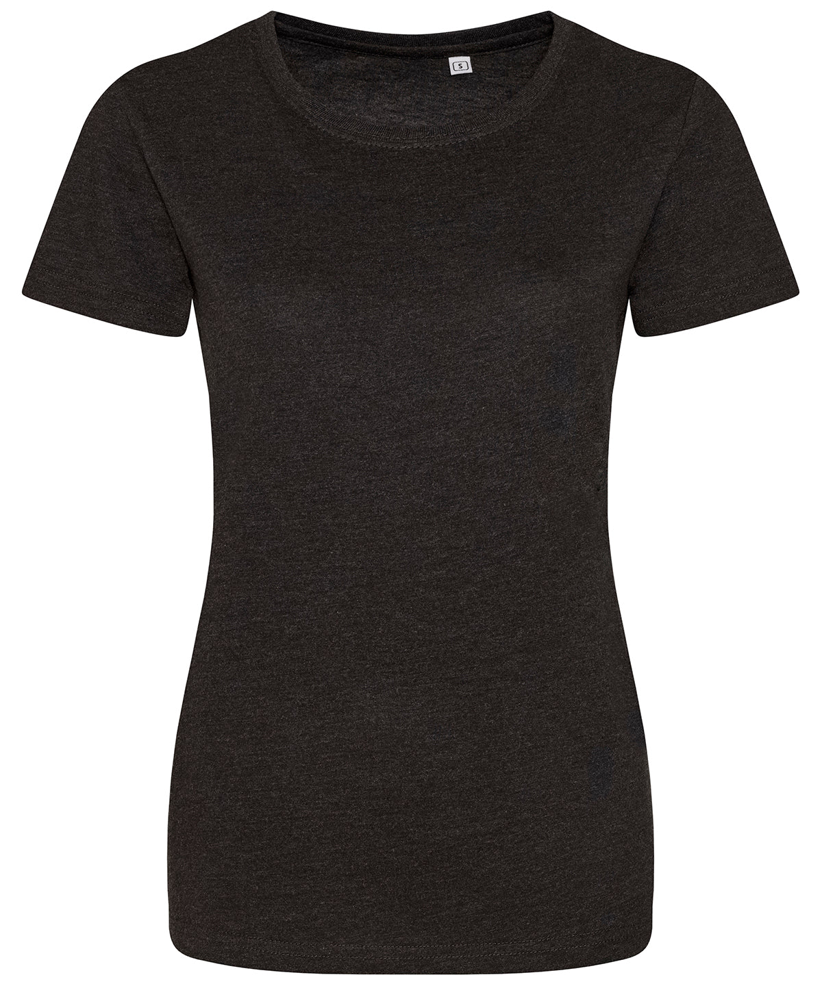 AWDis Just T's JT01F Women's triblend T in Heather Black