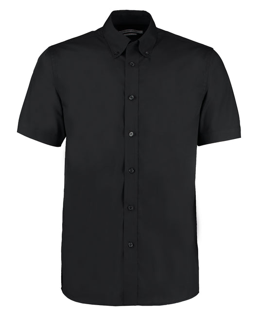 Kustom Kit KK100 Workforce shirt short-sleeved (classic fit) in Black