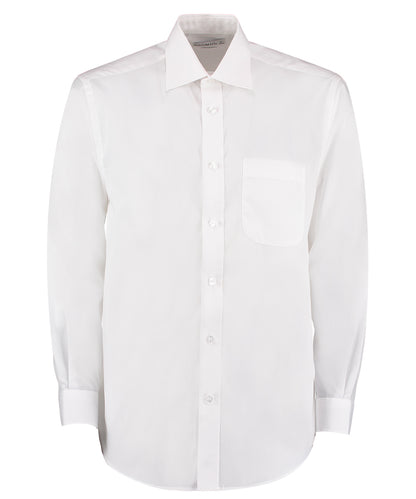 Kustom Kit KK104 Business shirt long-sleeved (classic fit) in White