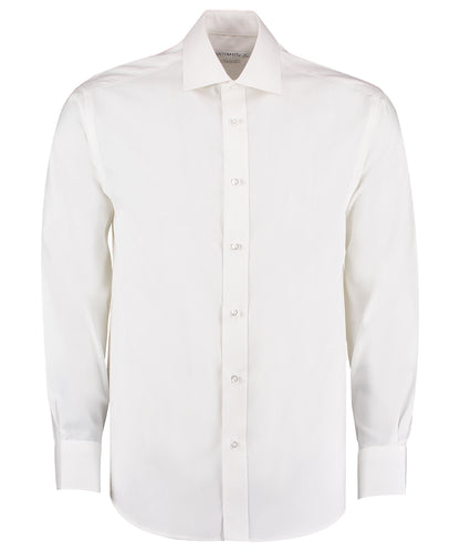 Kustom Kit KK118 Executive premium Oxford shirt long-sleeved (classic fit) in White