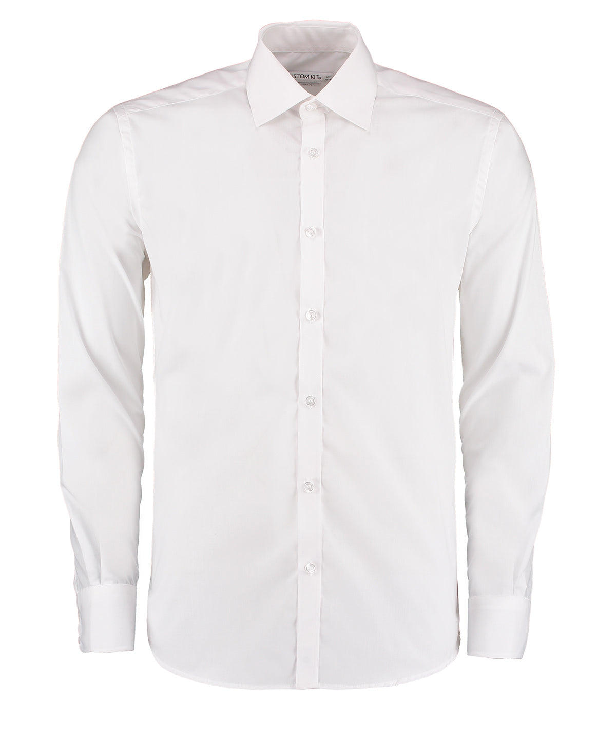 Kustom Kit KK192 Business shirt long-sleeved (slim fit) in White