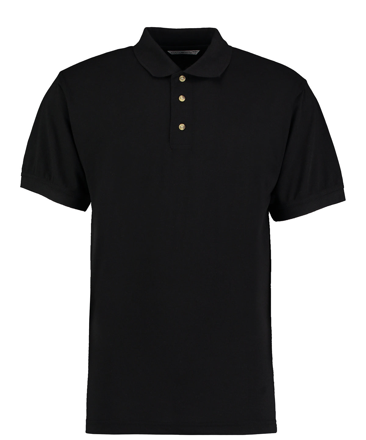 Kustom Kit KK400 Workwear polo with Superwash® 60°C (classic fit) in Black