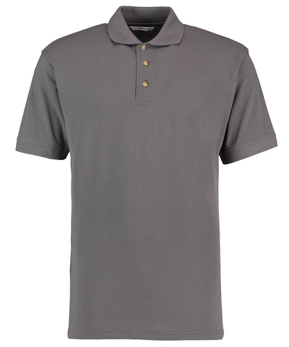 Kustom Kit KK400 Workwear polo with Superwash® 60°C (classic fit) in Charcoal
