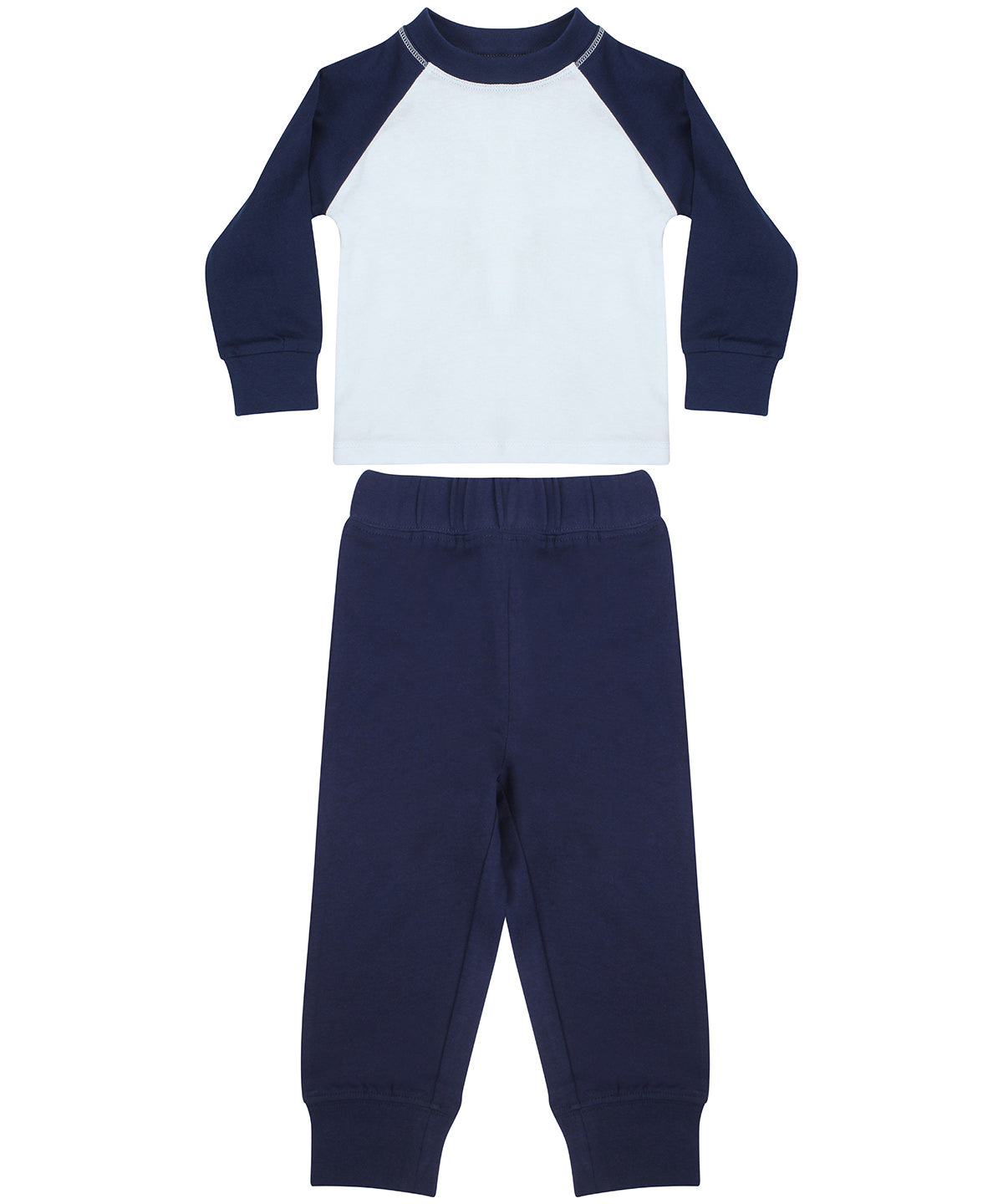 Larkwood LW71T Children's pyjamas in Navy/White