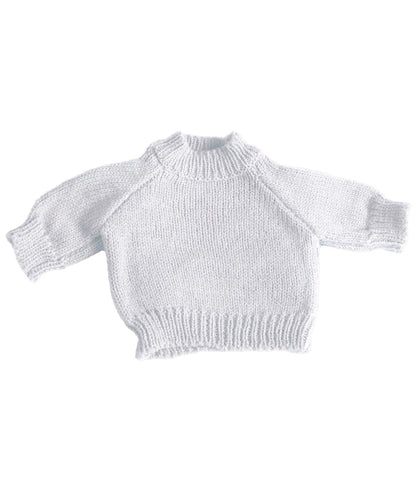Mumbles MM083 Teddy jumper in White*