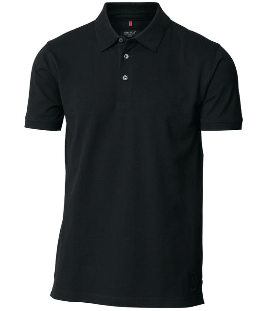 Nimbus NB52M Harvard classic – stretch deluxe polo in Black