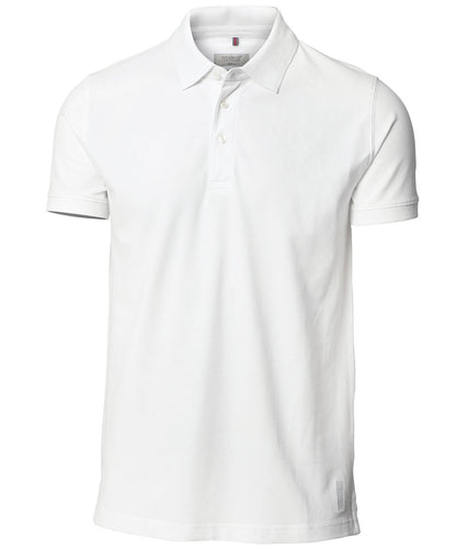 Nimbus NB52M Harvard classic – stretch deluxe polo in White